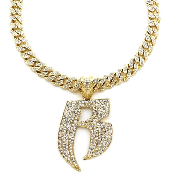Iced DMX Ruff Ryder 12mm/18" Box Lock Cuban Chain - Picture 1 of 5